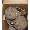 Image 1 : BOX OF WICKER BASKETS