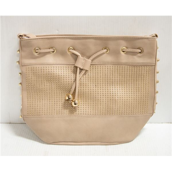 NEW LEATHER STUDDED PURSE