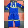 Image 1 : FIRE RESISTANT HI VIS COVERALLS SIZE LARGE REGULAR