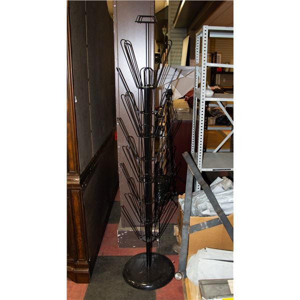 RETAIL MULTI TIER WIRE DISPLAY RACK