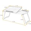 Image 2 : NEW DLANDHOME 26" FOLDING LAP DESK/TABLE WITH