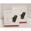 Image 1 : LOT OF TWO 2-IN-1 IPHONE ADAPTORS: ALLOWS YOU TO