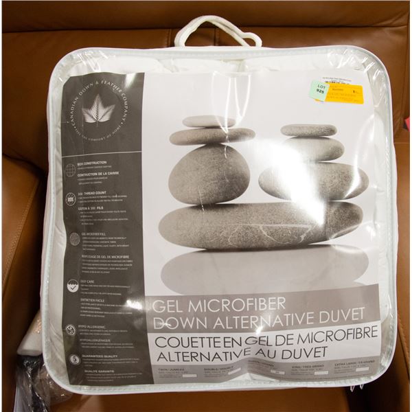 NEW REPACK GEL MICROFIBER QUEEN DOWN ALTERNATIVE