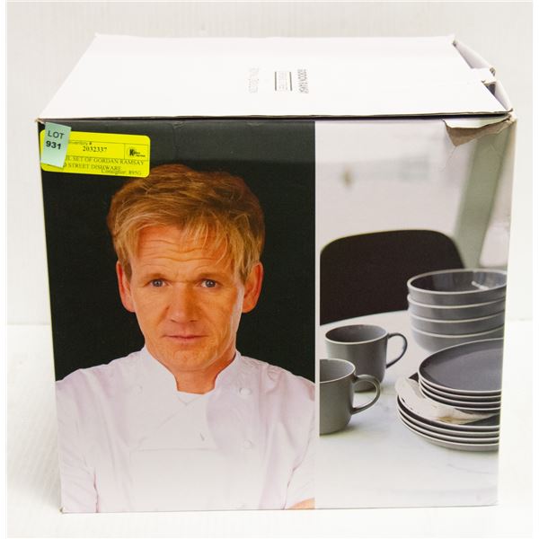 PARTAIL SET OF GORDAN RAMSAY BREAD STREET DISHWARE