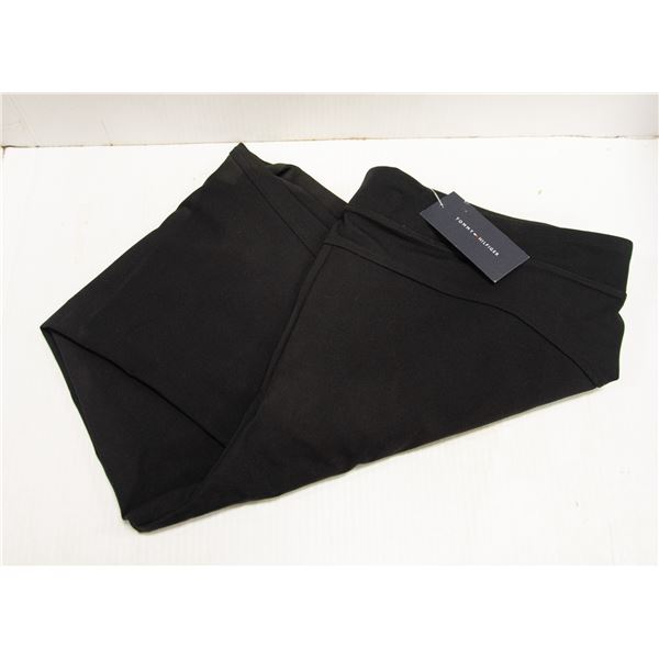 NEW TOMMY HILFIGER BLACK STRETCH LEISURE PANTS