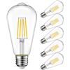Image 1 : BOX OF 6 NED ASCHER E26 DECORATIVE BULBS