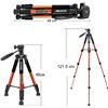 Image 2 : NEW ZOMEI Q111 55" LIGHT WEIGHT CAMERA TRIPOD WITH
