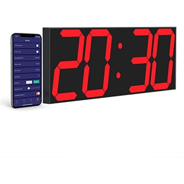 NEW CHKOSDA LARGE LED BLUETOOTH WALL CLOCK new-chkosda-large-led-bluetooth-wall-clock