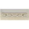 Image 1 : NEW CHROME AND GLASS 5 LED LIGHT FIXTURE