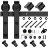 Image 2 : NEW UMAX 6.6FT SLIDING BARN DOOR HARDWARE KIT