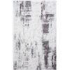 Image 2 : NEW NORDIC GREY ABSTRACT AREA RUG, 5.25 X 7.55'