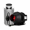 Image 1 : NEW VIVOSUN 4" INLINE FAN AND FILTER