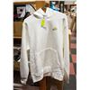 Image 1 : NEW NIKE WHITE LOGOD LONG SLEEVE HOODIE, MEDIUM SZ