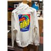 Image 2 : NEW NIKE WHITE LOGOD LONG SLEEVE HOODIE, MEDIUM SZ