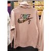 Image 2 : NEW NIKE DUSTY ROSE LONG SLEEVE LOGOD HOODIE