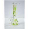 Image 1 : NEW 12" GREEN BEAKER BONG WITH HONEYCOMB DESIGN