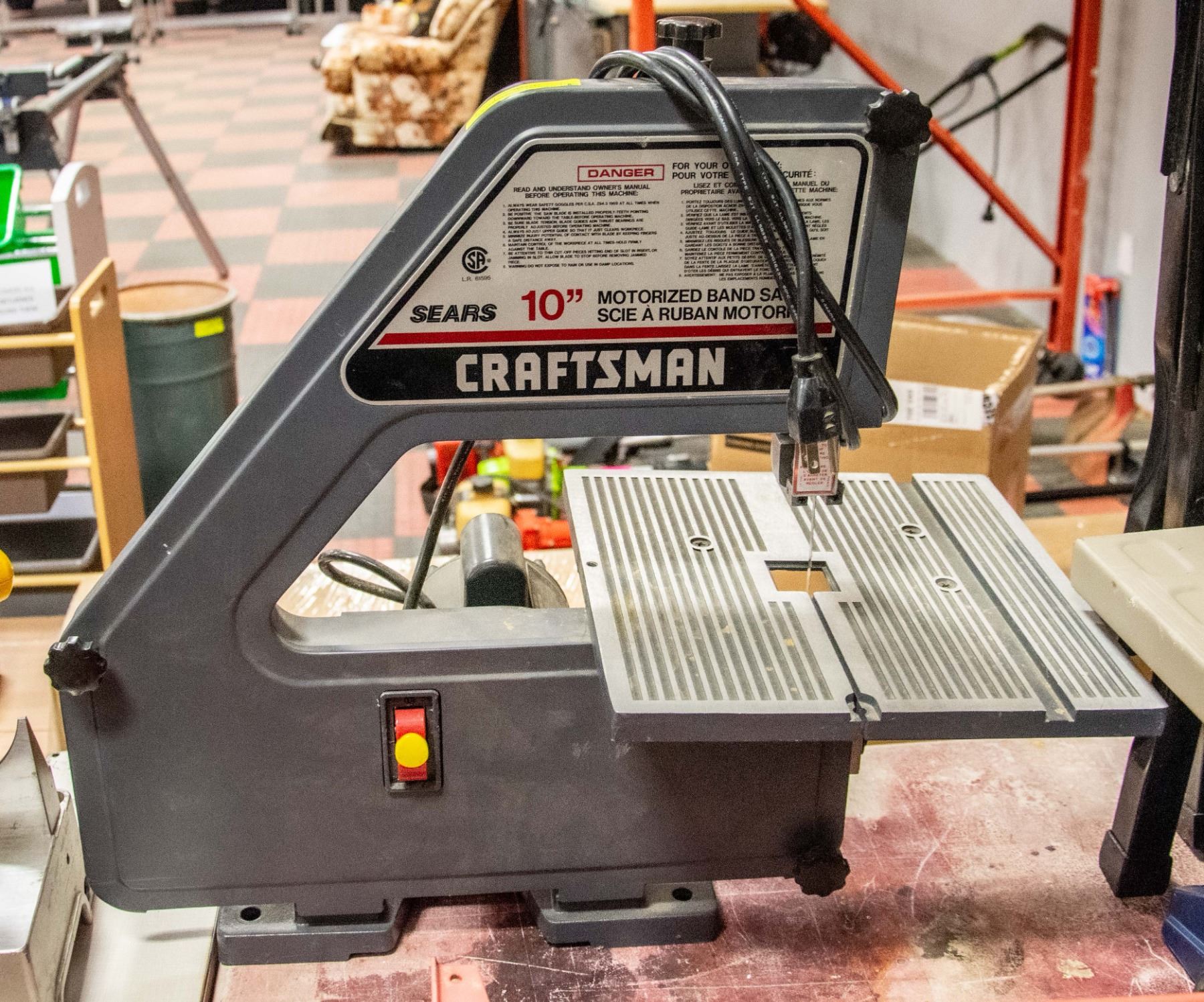 CRAFTSMAN 10" MOTORIZED BAND SAW