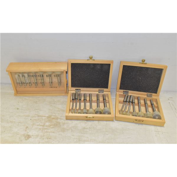 3 SMALL DRILL BIT SETS