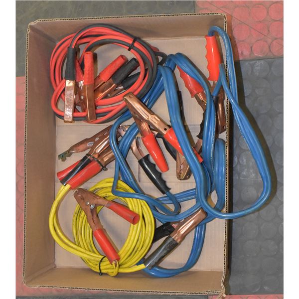 BOX OF BOOSTER CABLES