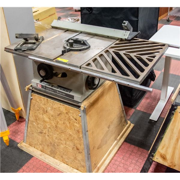 9" ROCKWELL/BEAVER TABLE SAW