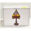 Image 1 : GENUINE STAIN GLASS TIFFANY LAMP IN BOX
