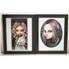 Image 2 : LOT OF 7 FRAMED ANGILINA WRONA PICTURES
