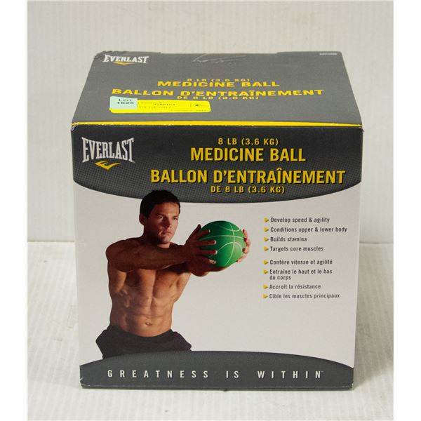 EVERLAST 8LB MEDICINE BALL