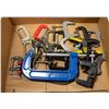Image 1 : BOX OF C-CLAMPS AND HAND CLAMPS