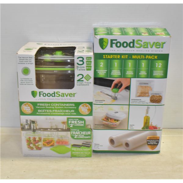 2 NEW FOOD SAVER PRODUCTS