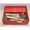 Image 1 : EASY CARRY METAL TOOL BOX+CONTENTS