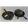Image 1 : LARGE LOT OF CAST IRON POTS/PANS