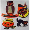Image 1 : LOT OF 4 VINTAGE HALLOWEEN DIE CUTS