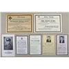 Image 1 : LOT OF 7 WW2 NAZI GERMAN DEATH CARDS