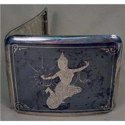 SIAM STERLING SILVER CIGARETTE CASE