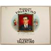 Image 1 : RARE EARLY RUDOLPH VALENTINO CIGAR BOX LABEL