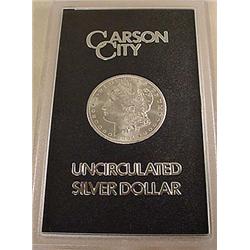 1884-CC CARSON CITY MORGAN SILVER DOLLAR IN GSA CA