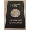 Image 1 : 1884-CC CARSON CITY MORGAN SILVER DOLLAR IN GSA CA