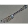 Image 1 : 1912 STERLING SILVER SOUVENIR FORK - STATE OF WASH