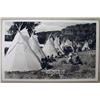Image 1 : RPPC REAL PHOTO POSTCARD SIOUX INDIAN VILLAGE BLAC