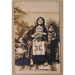 RPPC REAL PHOTO POSTCARD OREGON NATIVE AMERICAN IN