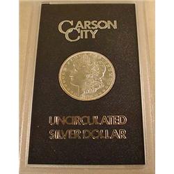 1882-CC CARSON CITY MORGAN SILVER DOLLAR IN GSA CA