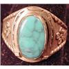 Image 1 : VINTAGE STERLING SILVER AND TURQUOISE LADIES RING