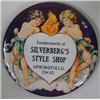 Image 1 : VINTAGE CELLULOID ADVERTISING POCKET MIRROR - SILV