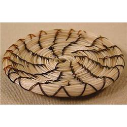 VINTAGE PAPAGO INDIAN HORSE HAIR BASKET - APPROX. 