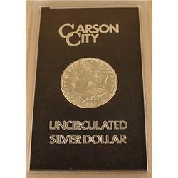 1883-CC CARSON CITY MORGAN SILVER DOLLAR IN GSA CA