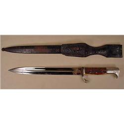 EICKHORN PARADE BAYONET W/ SCABBARD AND STAG GRIPS