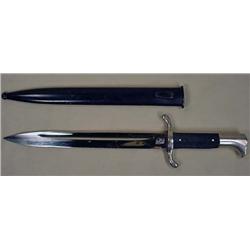 WW2 GERMAN EICKHORN FIREMANS PARADE SIDE ARM W/ SC