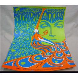 1967 BILL GRAHAM THE DOORS FILLMORE CONCERT POSTER