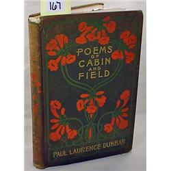 1899 "POEMS OF CABIN AND FIELD" HARDCOVER BOOK BY 