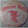 Image 1 : LARGE VINTAGE APERIENT WATER CELLULOID ADVERTISING